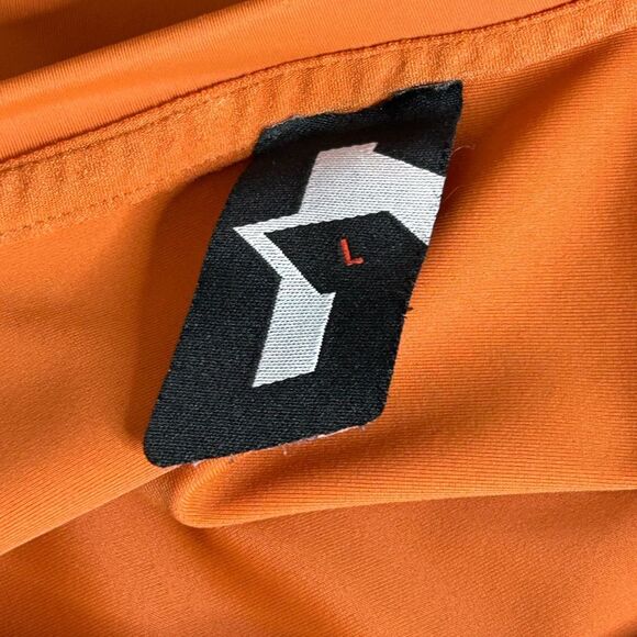 So Real GSUWOO GFS Long Sleeve Orange Ribbed Crop Top size Large - Picture 9 of 11